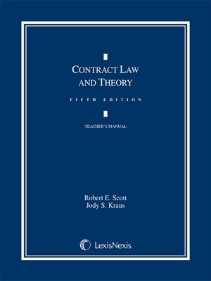 cover image of Contract Law and Theory
